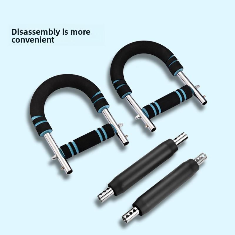 60-120Lbs Luxury Edition Silent Black Blue Five Level Adjustment, Portable Home Gym Equipment for Chest and Arm Exercises,Chest Workout Strengthen Chest and Armmuscles Men'S Fitness Trainer Detachable Portable Spring Resistance Portable Home Gym Equipment