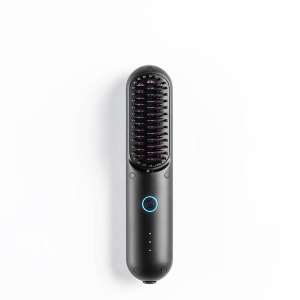 TYMO Porta-Cordless Hair Straightener Brush Hair Straightening Comfort Pink Hair Straightener Curling Iron Smooth Wireless