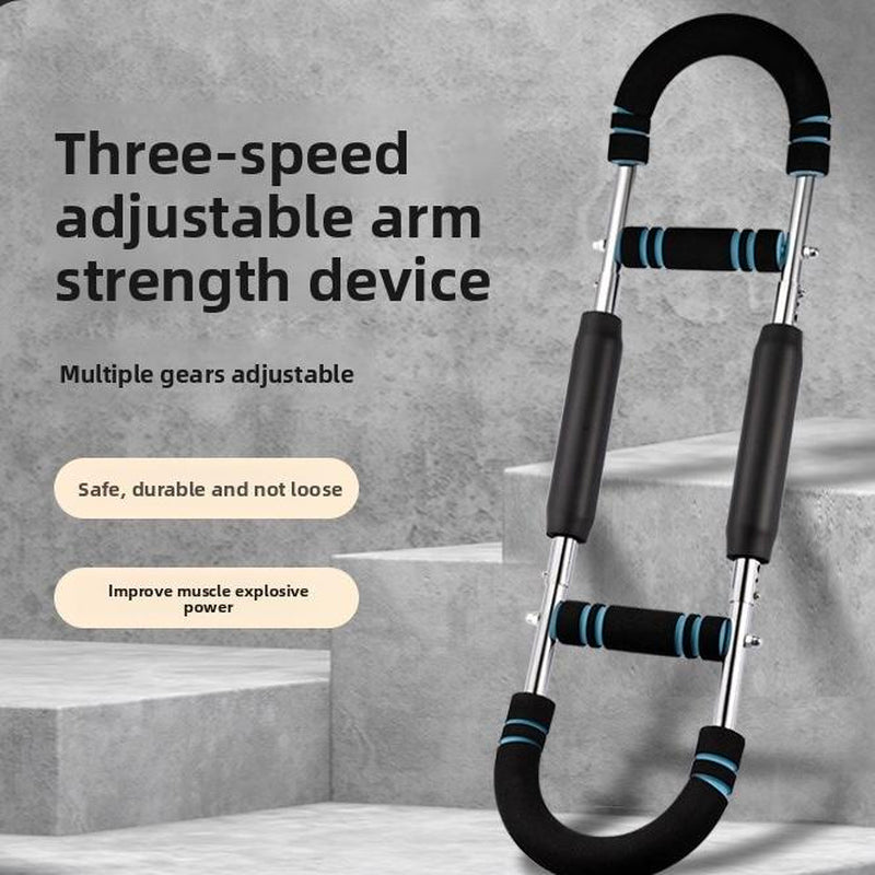 60-120Lbs Luxury Edition Silent Black Blue Five Level Adjustment, Portable Home Gym Equipment for Chest and Arm Exercises,Chest Workout Strengthen Chest and Armmuscles Men'S Fitness Trainer Detachable Portable Spring Resistance Portable Home Gym Equipment