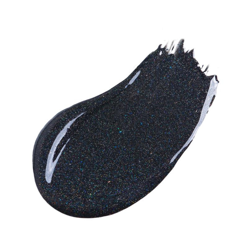 Black Widow Lipstick - Black Glossy Lipstick in Pink Cap - Moisture-Filling Formula - Glossy Finish - Made for Makeup Care